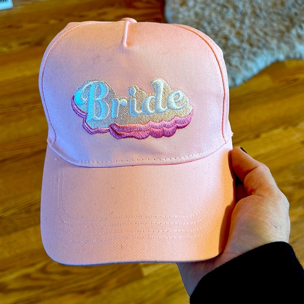 Pink bride hat